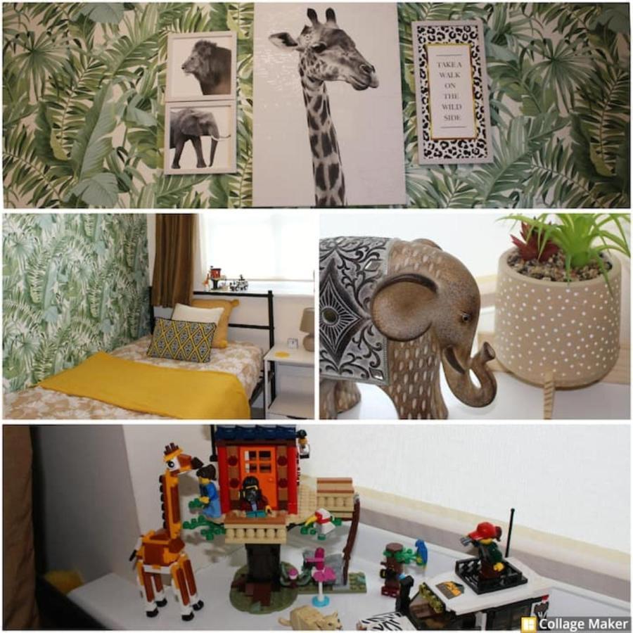 Royal Brick Home - Sleeps 5 To 6 - No Ulez - Tube Nearby - Free Parking - Lego Themed Slough Ngoại thất bức ảnh