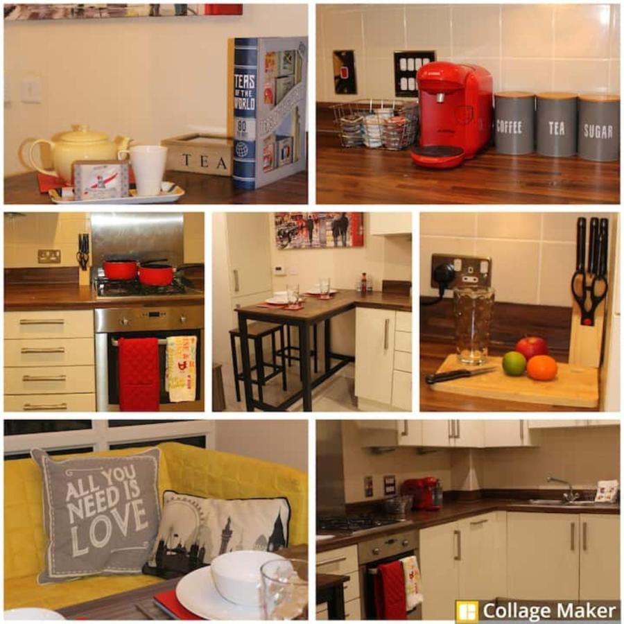 Royal Brick Home - Sleeps 5 To 6 - No Ulez - Tube Nearby - Free Parking - Lego Themed Slough Ngoại thất bức ảnh