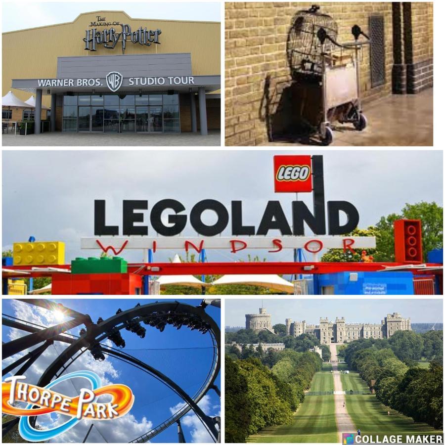 Royal Brick Home - Sleeps 5 To 6 - No Ulez - Tube Nearby - Free Parking - Lego Themed Slough Ngoại thất bức ảnh